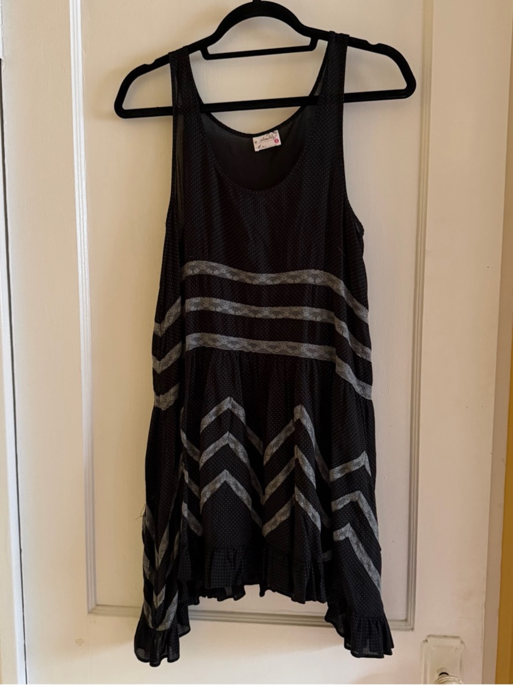 Free People Viole Lace Trapeze Dress/Slip